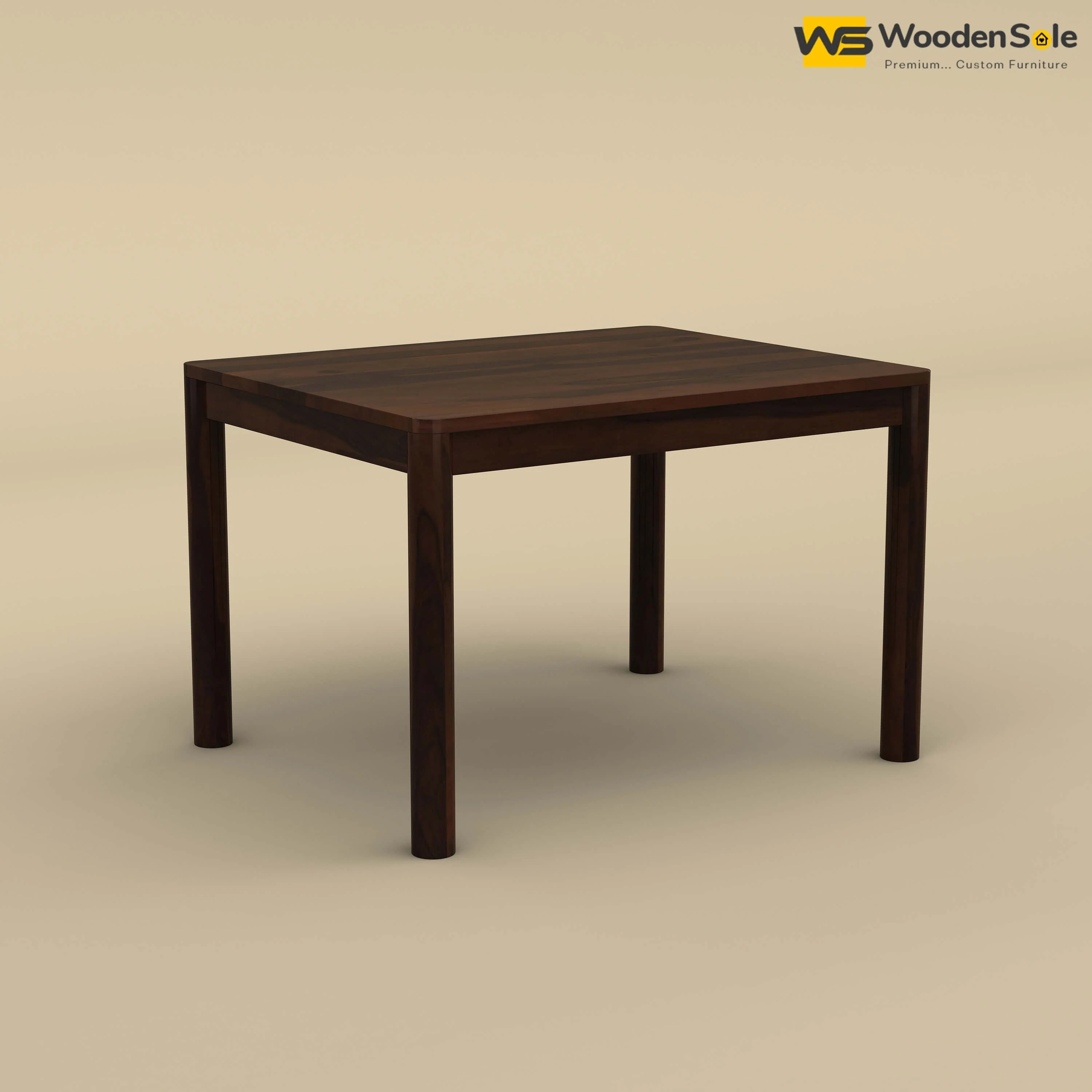 Madrid 4 Seater Dining Table (Walnut Finish)