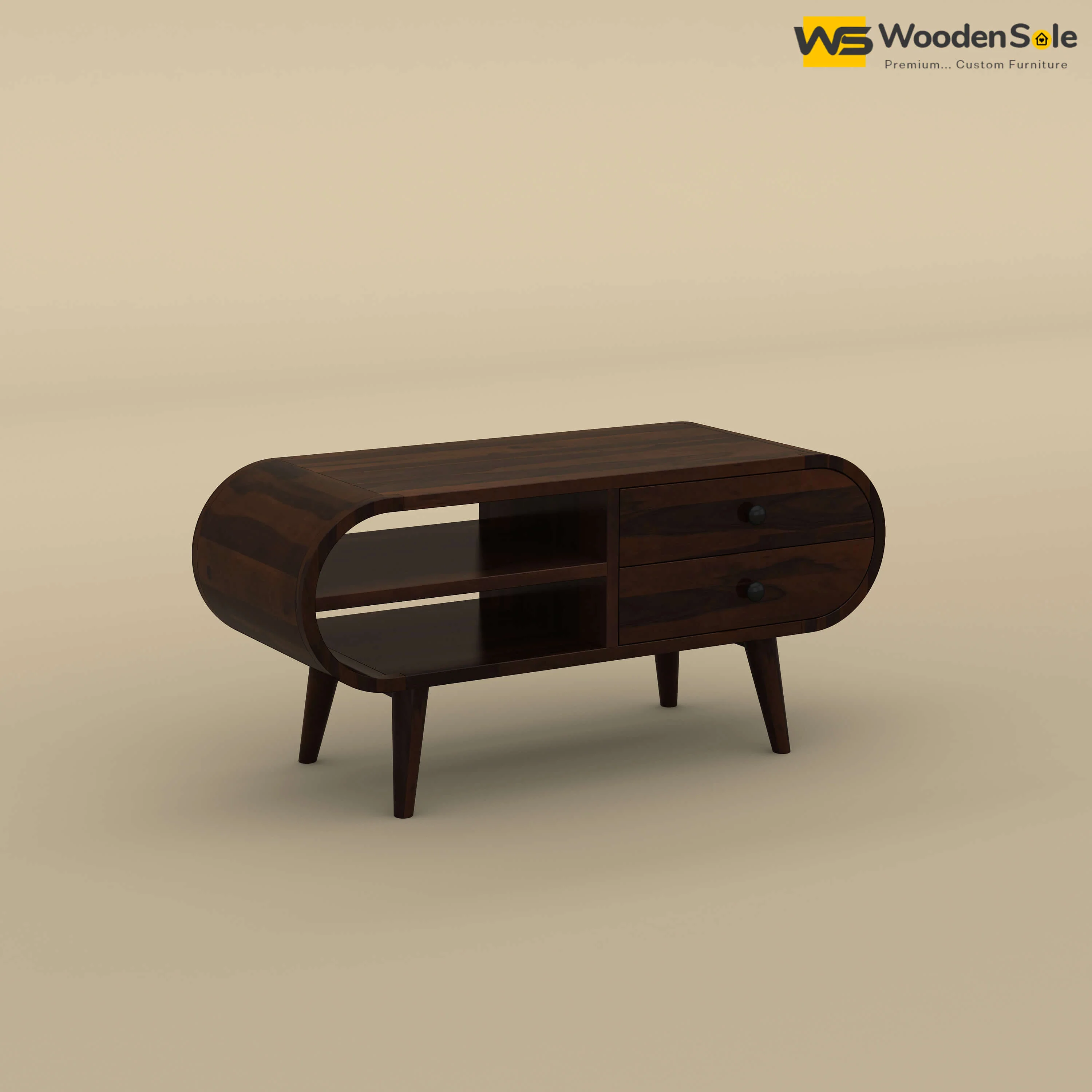 Nuvoca Tv Unit (Walnut Finish)