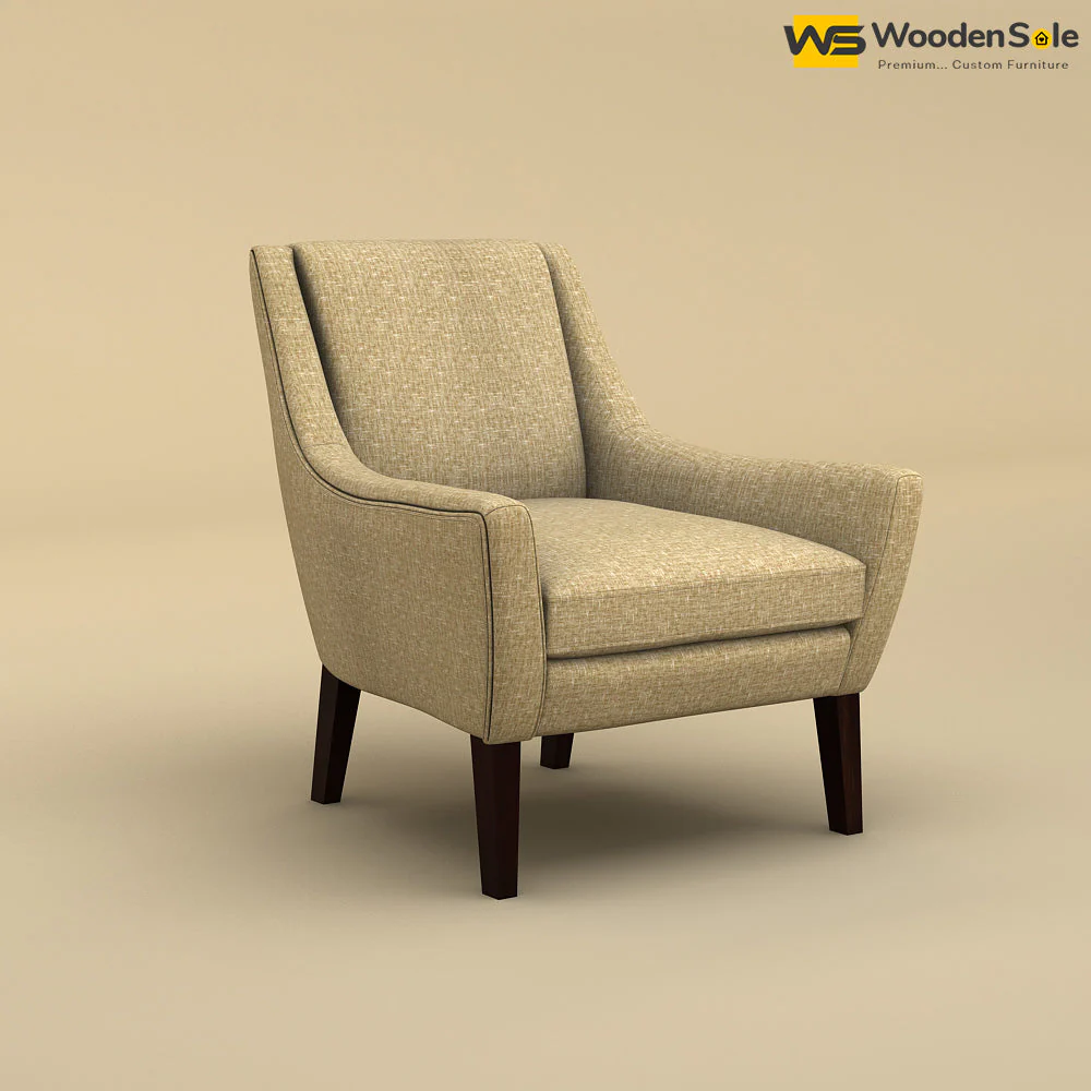 Oscar Lounge Chair (Cotton, Faux Cream)